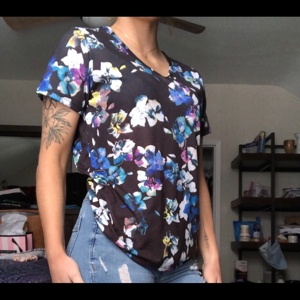 Floral Coldwater Creek T-shirt